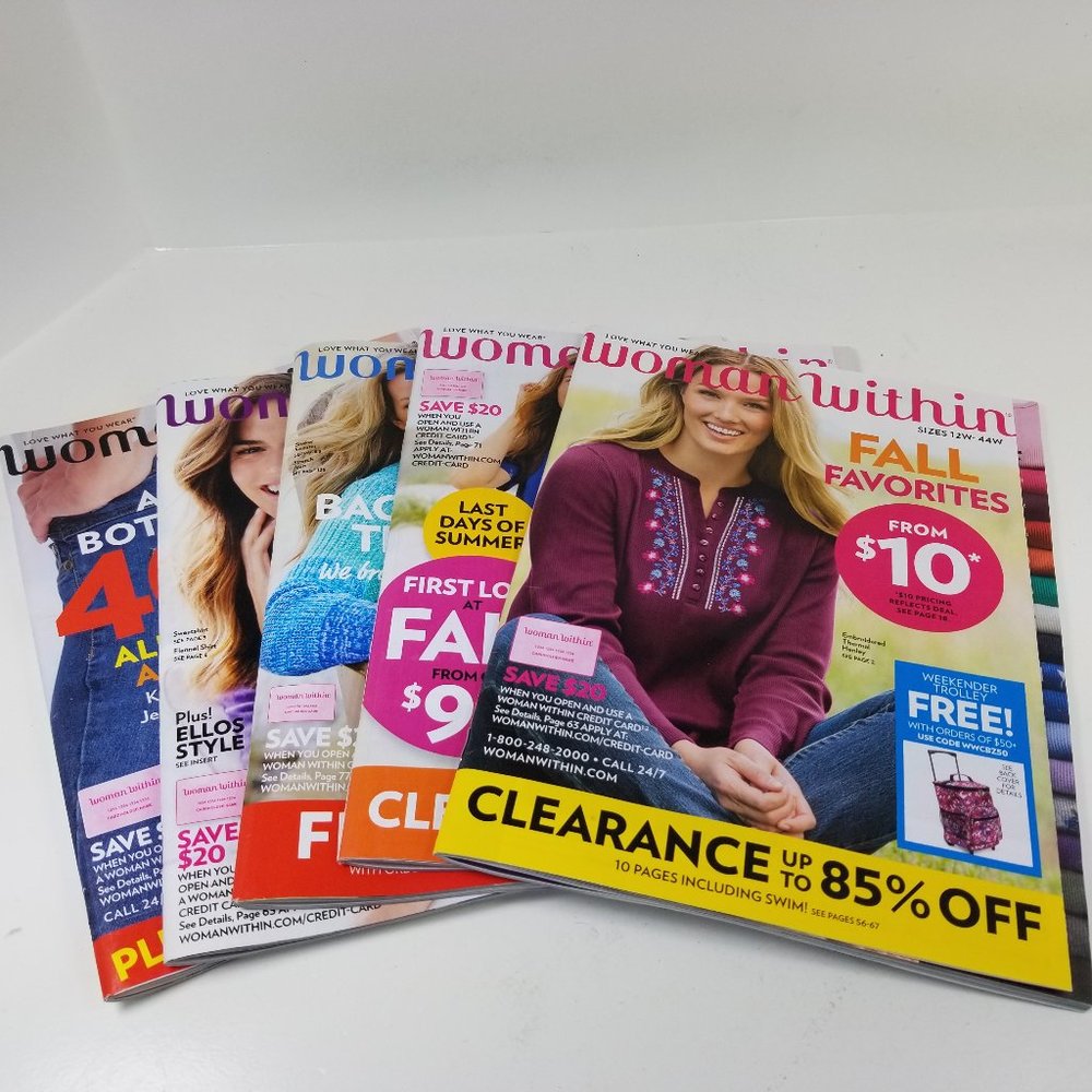 Woman Within Catalogs 5 of them